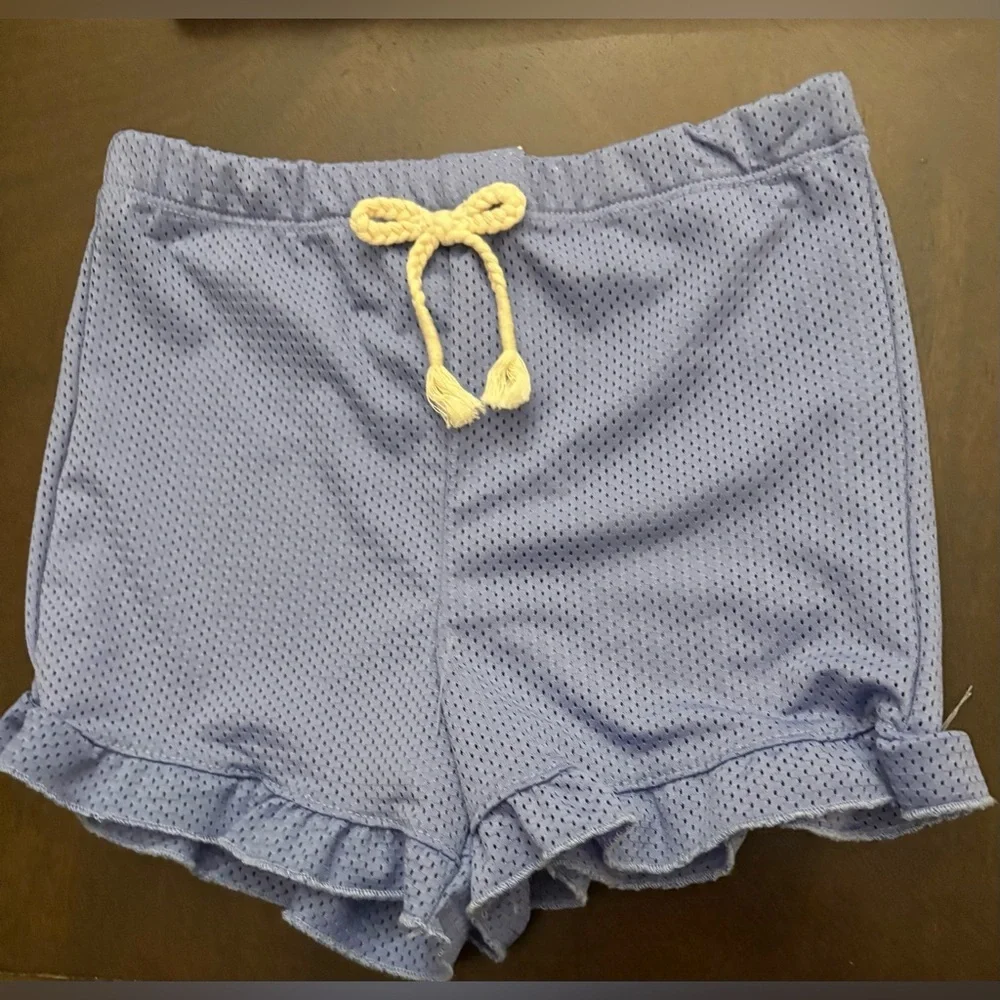 Tahari Girl Blue Swim Shorts and Bikini